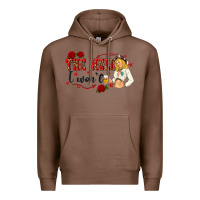 Chestnut the hell i wont with sassy pinup cowgirl Premium Hoodie - texasbilliewilder