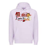 Lilac the hell i wont with sassy pinup cowgirl Premium Hoodie - texasbilliewilder
