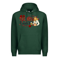 Sports Green the hell i wont with sassy pinup cowgirl Premium Hoodie - texasbilliewilder