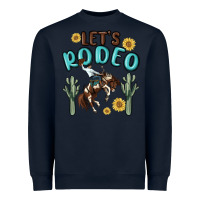 Navy let's rodeo Heavyweight Sweatshirt - MaliasSmallBusiness
