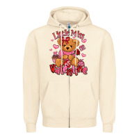 Sandshell little miss valentine teddy bear Zipper Hoodie - LillyAllenDesigns