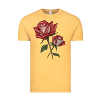 Vintage Mustard love rose grandiflora rose Vintage Tee - LillyAllenDesigns