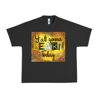 Pigment Black Western Y'all Gonna Learn Today Urban Heavy Tee - LillyAllenDesigns
