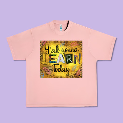 Western Y'all Gonna Learn Today Urban Heavy Tee Designed By Lillyallendesigns