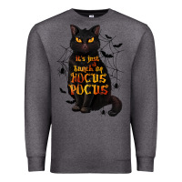 Charcoal Heather It's Just a Bunch of Hocus Pocus Premium Sweatshirt - texasbilliewilder