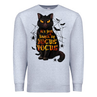 Heather Grey It's Just a Bunch of Hocus Pocus Premium Sweatshirt - texasbilliewilder