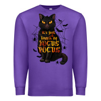 Purple It's Just a Bunch of Hocus Pocus Premium Sweatshirt - texasbilliewilder
