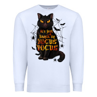 White It's Just a Bunch of Hocus Pocus Premium Sweatshirt - texasbilliewilder