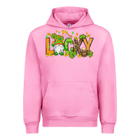 Fuchsia Pink St. Patrick's Lucky gnome Urban Hoodie - OliviaCreatesArt