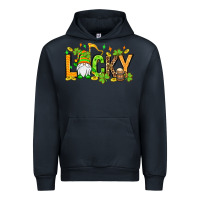 Navy St. Patrick's Lucky gnome Urban Hoodie - OliviaCreatesArt