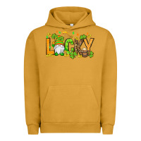 Pigment Peanut Butter St. Patrick's Lucky gnome Urban Hoodie - OliviaCreatesArt