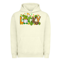 Pigment Pistachio St. Patrick's Lucky gnome Urban Hoodie - OliviaCreatesArt