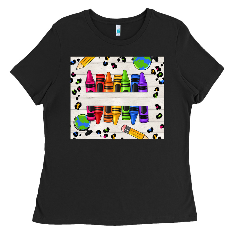 Personalized Crayons Ladies Tee by texasbilliewilder | Teevron