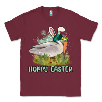 Burgundy hoppy easter duck hunting Classic Tee - MaliasSmallBusiness