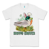White hoppy easter duck hunting Classic Tee - MaliasSmallBusiness