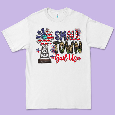 Small Town Gail Usa Premium Tee Designed By Cowhidedigitalart