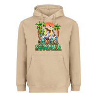 Mushroom Cowgirl summer Heavyweight Hoodie - NancyCooperArtShop