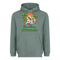 Sage Cowgirl summer Heavyweight Hoodie - NancyCooperArtShop