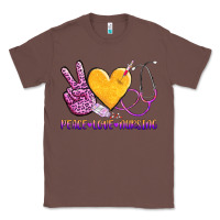 Chestnut peace love nursing Classic Tee - AdoDesignShop