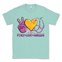 Seafoam peace love nursing Classic Tee - AdoDesignShop