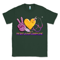 Sports Green peace love nursing Classic Tee - AdoDesignShop