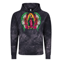 Cloud Black mexican flag wings our lady of guadalupe Vintage Hoodie - Artiststas