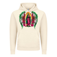 Vintage Artic mexican flag wings our lady of guadalupe Vintage Hoodie - Artiststas