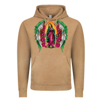 Vintage Camel mexican flag wings our lady of guadalupe Vintage Hoodie - Artiststas