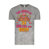 Cloud Rock the queen is 31 long live the queen kopya Vintage Tee - Jasminsmagicworld