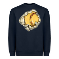 Navy softball Heavyweight Sweatshirt - MaliasSmallBusiness