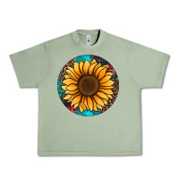 Oil Green sunflower christmas ornament Urban Heavy Tee - Jasminsmagicworld