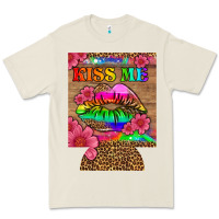 Bone lgbtq kiss me  can cooler Premium Tee - HRA Design Shop
