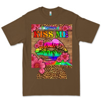 Cacao lgbtq kiss me  can cooler Premium Tee - HRA Design Shop