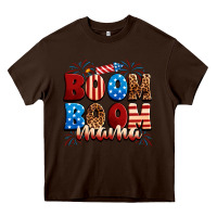 Chocolate Brown Boom boom mama Heavy Core Tee - Neo Western