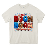 Cream Boom boom mama Heavy Core Tee - Neo Western