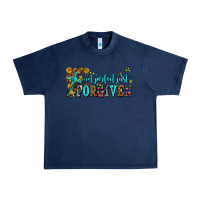 Navy not perfect just forgıven Urban Heavy Tee - AdoDesignShop