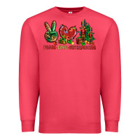 Cardinal Peace love Nutcrackers Premium Sweatshirt - NancyCooperArtShop