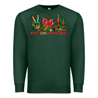 Sports Green Peace love Nutcrackers Premium Sweatshirt - NancyCooperArtShop
