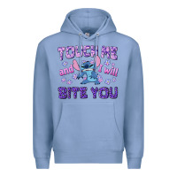 Colony Blue touch me and i will bite you Premium Hoodie - texasbilliewilder