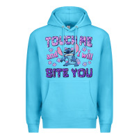 Ocean Blue touch me and i will bite you Premium Hoodie - texasbilliewilder