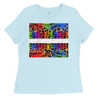 Baby Blue Personalized crayons Ladies Tee - texasbilliewilder