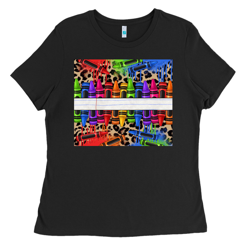 Personalized Crayons Ladies Tee by texasbilliewilder | Teevron