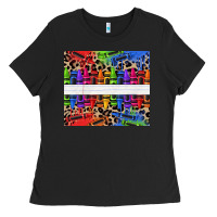 Black Personalized crayons Ladies Tee - texasbilliewilder