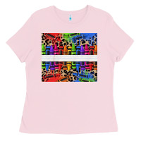 Bubblegum Pink Personalized crayons Ladies Tee - texasbilliewilder