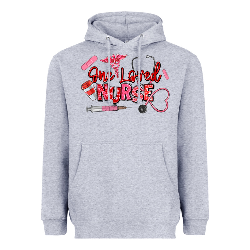 One Loved Nurse Heavyweight Hoodie by texasbilliewilder | Teevron
