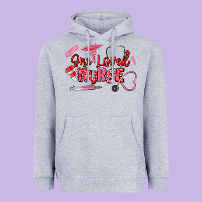 One Loved Nurse Heavyweight Hoodie Designed By Texasbilliewilder