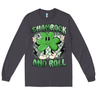 Smoke shamrock and roll Long Sleeve Tee - MaliasSmallBusiness