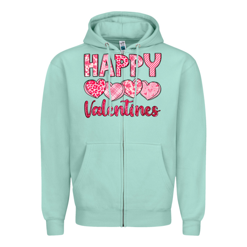 Happy Valentines Zipper Hoodie by LillyAllenDesigns | Teevron