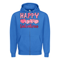 True Royal happy valentines Zipper Hoodie - LillyAllenDesigns