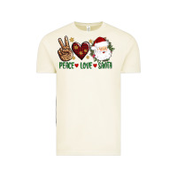 Vintage Arctic peace love Santa Vintage Tee - AdoDesignShop